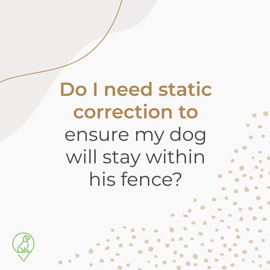 Does My Dog Need Static Correction to Stay Within a GPS Fence?