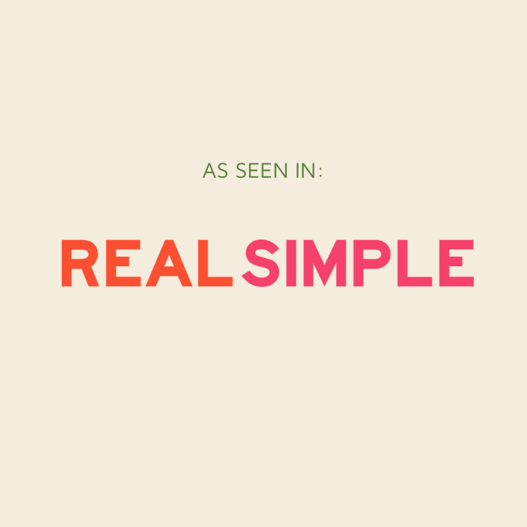 As seen in: Real Simple.