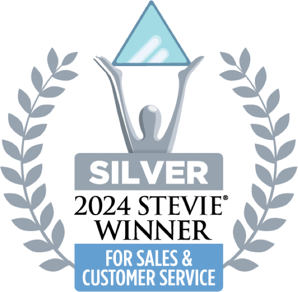 2024 Stevie Silver Winner for Sales & Customer Service